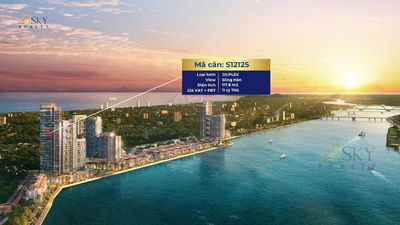 Chỉ 1 Căn Duy Nhất  Duplex View Sông, Diện Tích Lớn, Vị Trí Vàng Tại Symphony Đà Nẵng-0934 702 ***