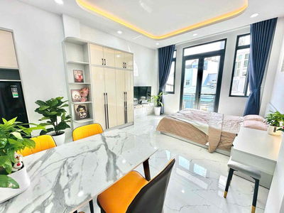Studio Ban Công Máy Giặt Riêng 40m2 Full Nội Thất Gần Sân Bay