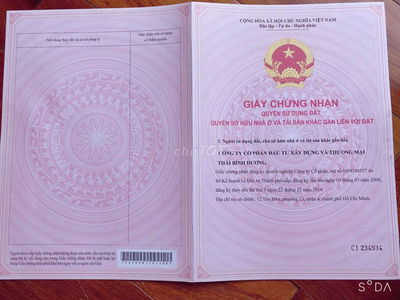 Đất thổ cư dự án cảnh sát hình sự C45; DT 8x20m