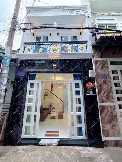 Nhà Mới Đẹp 3,3x8m 1Lầu Đúc (2PN 2WC) Hẻm 4m. ĐS14 - Lê Văn Quới