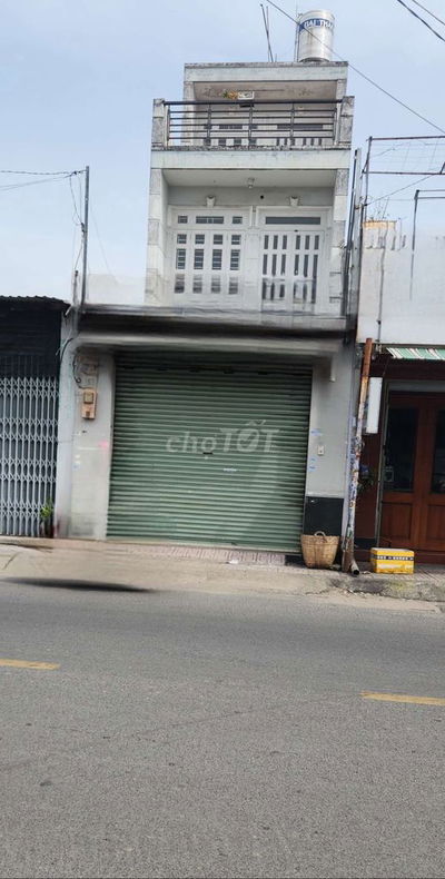 Cho thuê nhà mặt tiền gần chợ trường học, Tân Thới Hiệp,DT 4x25m 2 lầu