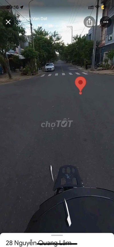 bán đất 2MT ,DT : 169.3m ,đường 7.5m , lề 5.5m Hướng Đông