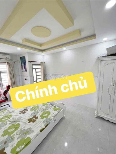 phòng nội thất đầy đủ + ban công đối diện BX Miền Tây