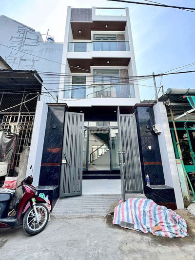 Bán Nhà mới 4PN, 5WC, 72.8m2, Trệt 2 lầu tum, hẻm xe hơi Đ. Số 28, Q2