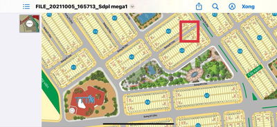 Mega city 1 -  bán lô sát công viên A24,giá 1ty220,  trung tâm bến cát