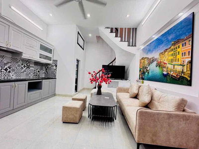 Nhà Đẹp Mới Koong Thổ Quan 32m2 -4 Tầng 3 Phòng Ngủ -full Nội Thất
