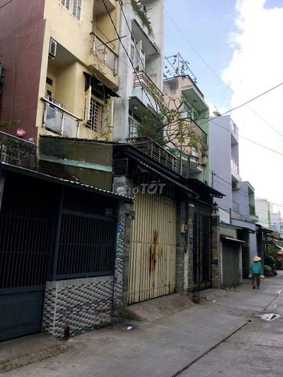 🪷🪷🪷Nhà Q6 4 tầng🍊110m2 🪙11,8TY. Hẻm 5m🚕thông.Ngay Hậu giang,12PN