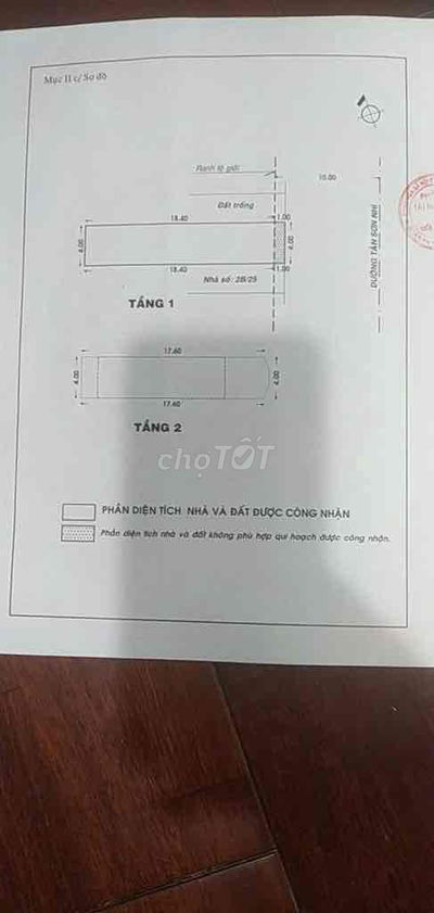 MTKD Tân Sơn Nhì 4*20 khu vip quận Tân Phú