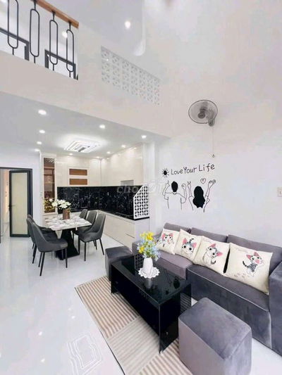 Nhà 4x13m 2 tầng 3pn hẻm 3m cách đường lớn 20m tkees Lotte Mart quận 7