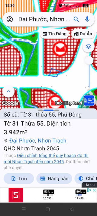 ĐẤT VỊ TRÍ SIÊU VÍP HẠ GIÁ BÁN RẺ ĐƯỜNG VÕ THỊ SÁU, ĐẠI PHƯỚC, NHƠN TRẠCH