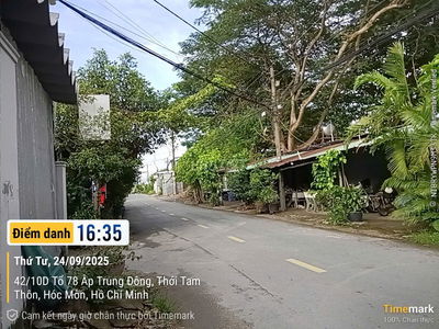 hà đất thổ cư Hóc Môn 210m², vị trí trung tâm, đầu tư sinh lời cao