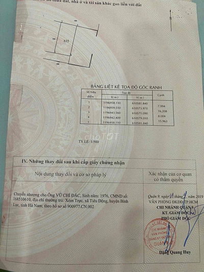 Cần Bán đất nền thổ cư Đường Hồ Bá Phấn Quận 9