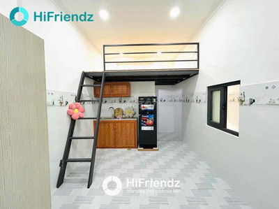 CHO THUÊ PHÒNG FULL NỘI THẤT - GÁC CAO- FREE XE - NGAY NGÃ TƯ BỐN XÃ