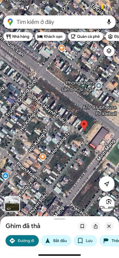 Nam Hòa Xuân b2 61 Phan Huỳnh Điểu 122.5m2 tây nam sạch điện âm