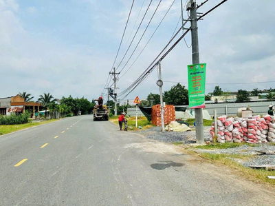 GIÁ 430TR MẶT TIỀN ĐƯỜNG BASA PHƯỚC HIỆP CỦ CHI FULL THỔ CƯ SHR !!!