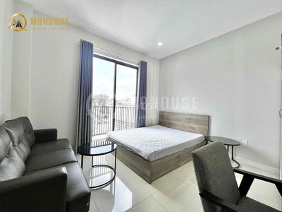 🌈Căn Hộ 1PN Ban Công FullNT Cao Cấp - Thang Máy, Hầm Xe, Hẽm Oto