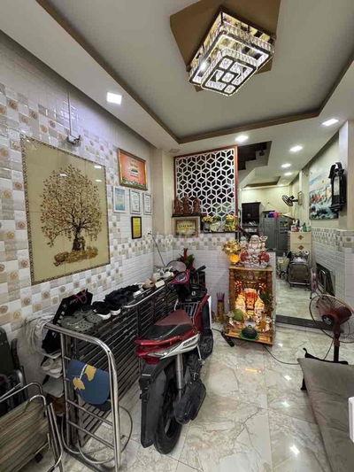 NHÀ 4 TẦNG KHU PHÂN LÔ - NGỘP- BANK GIỮ-NGAY CƯ XÁ PHÚ LÂM A