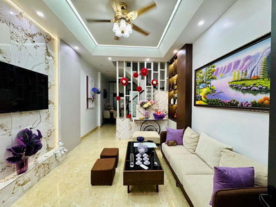 Ôtô tránh Nguyễn An Ninh,2mặt thoáng,vừa ở vừa KD,full nội thất,43mx5T