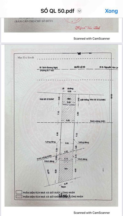 Bán gấp Nhà mặt phố 1177 QL 50, Bình Hưng, Bình Chánh, 16.5 Tỷ, 150m2
