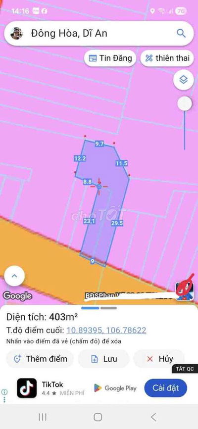 chính chủ cần bán 2 lô đường Nguyễn Hữu Cảnh