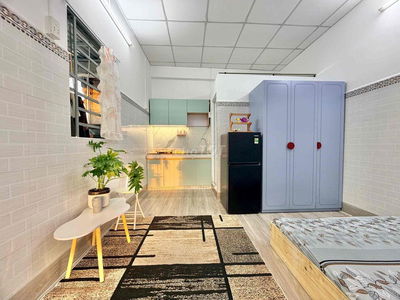 CHO THUÊ CĂN HỘ MINI MỚI TOANG - SIÊU RẺ FULL NỘI THẤT - NGAY ÂU CƠ