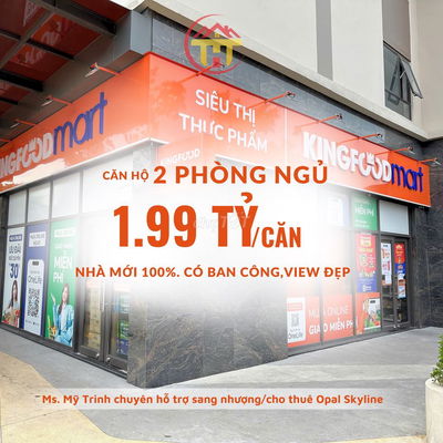 OPAL SKYLINE muôn vàn tiện ích. 2PN ban công riêng giá chỉ từ 1.9x tỷ.