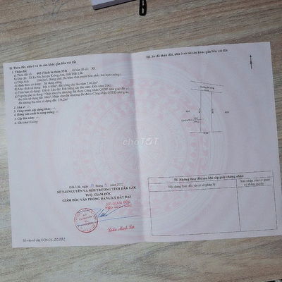 Đất sổ đỏ 400m2 (thổ cư 60m2), là vườn tiêu cũ, Krong Anna