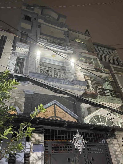 BÁN NHÀ CHÍNH CHỦ-HẺM XE HƠI-ĐƯỜNG 6m THÔNG-5,2x15,5m-ĐÚC 5T-5PN-5WC