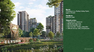 Chính chủ bán CH Elysian chỉ 64 triệu/1m2, 2PN 4 tỷ 6, 3PN 6,4 tỷ, TT 5% ký HĐMB HH 1%