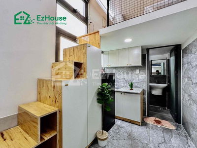 Phòng duplex view kính, cửa sổ trời. Full nội thất gần Aeon tân phú