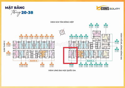 Bán căn góc giá tốt dự án Bcons Solary