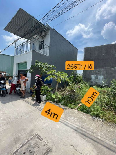 Lô đất giá rẻ Hóc Môn 4x10 235Triệu gần chợ Xuân Thới Thượng