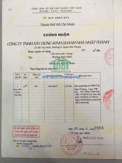 Bán lô đất biệt thự khu 216 Nguyễn Văn Hưởng 2 mặt tiền