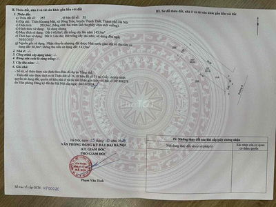 bán lô đất trục chính đồng trúc, thạch thất Hà Nội