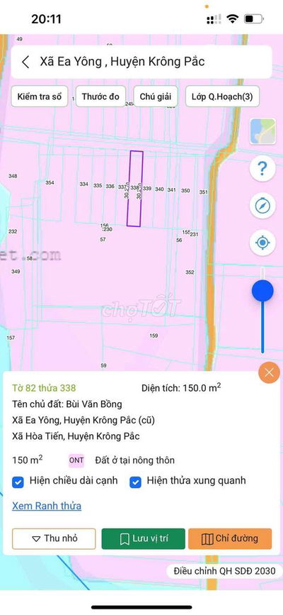 chính chủ cần bán đất