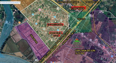 ĐẤT HIẾM 300m², 2 MẶT ĐƯỜNG 3 TỶ RẺ NHẤT ĐOÀN XÁ, KIẾN THỤY, HẢI PHÒNG