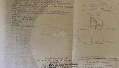 KHO MẶT TIỀN VĨNH PHÚ 32 DT 730M (16X45) , GẦN CẦU VĨNH BÌNH