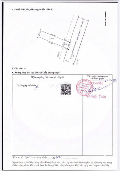 Còn 4 lô .dt 5*23m. Mặt tiền Nhựa Nhánh Phan Văn Hớn. Bà điểm HM mới