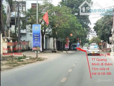 Bán đất đấu giá Tổ 3 thị trấn Quang Minh - Mê Linh 102m2 - mặt tiền 5m - 4x triêu/m2