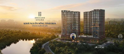 Nhận booking căn hộ cao cấp Orchard Grand chiết khấu 10% tặng gói cam kết cho thuê 25 triệu/tháng