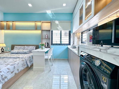 CĂN HỘ CAO CẤP THOÁNG ĐƯỜNG BẮC HẢI NGAY CV LÊ THỊ RIÊNG NEW 5.5 TRIỆU