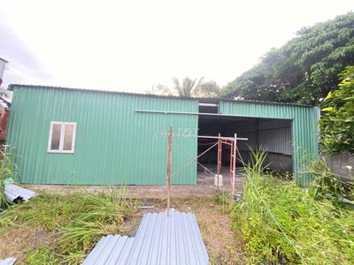 CHO THUÊ NHÀ XƯỞNG MỚI XÂY, MẶT TIỀN ĐƯỜNG NHỊ BÌNH 8