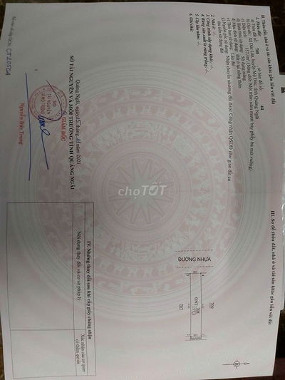 Bán đất thổ cư 4 lô liền kế KDC Thạch Trụ (Làm nhà vườn là hết ý)