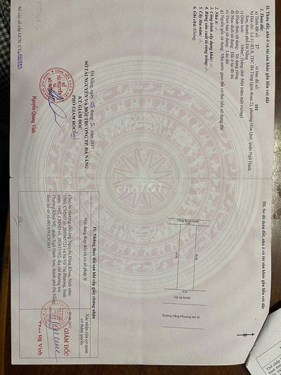 Bán đất tặng nhà , đường 7,5m, view công viên.