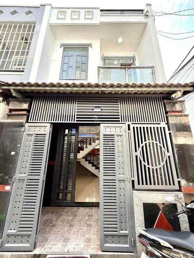 Nhà Hóc Môn 375 triệu khu dân cư Nhị Xuân đường nhựa 5m ô tô đậu cửa