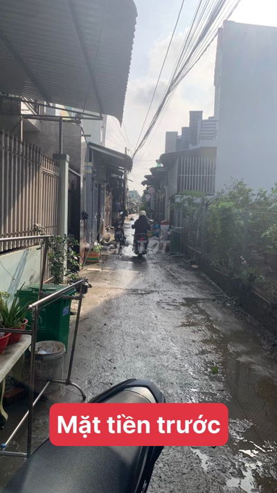 Nhà trệt lững - 2 Mặt tiền trước & sau - Hẻm Làng hoa kiểng Phó Thọ