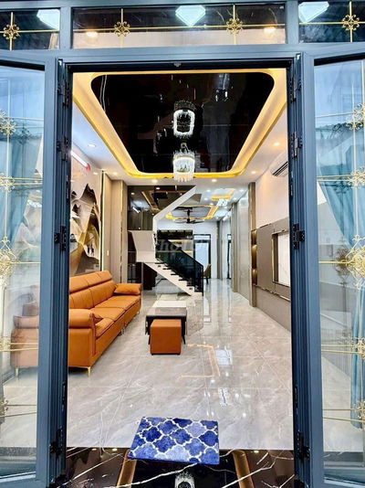 NHÀ MỚI XÂY 3 LẦU 5X12 KẾ BÊN Q7