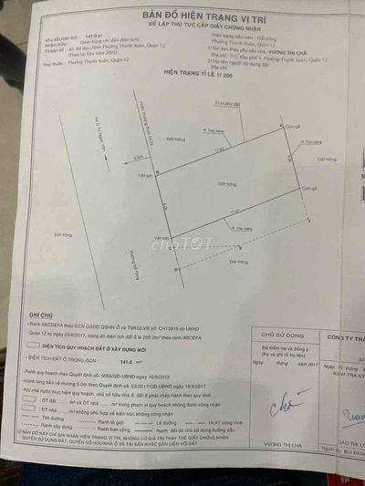 Đất 8x18 full thổ đường xe tải thông 1/ Thạnh xuân 22