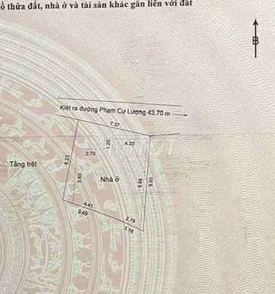 Bán Đất Tặng Nhà Kiệt 3m Cách Đường 30 
Phạm Cự Lương Gần Cầu Rồng