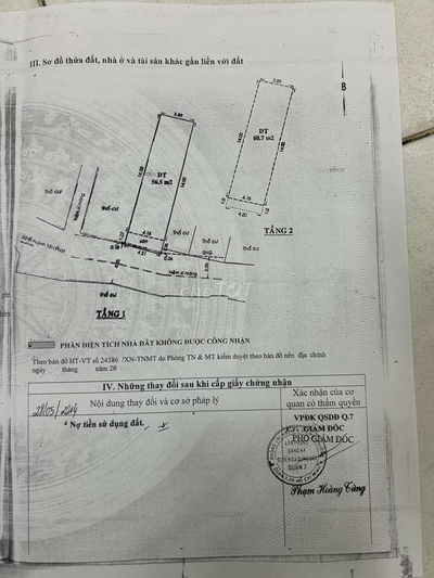 Quận 7 gần kcx, cầu Tân Thuận, Quận 1, 3pn, hơn 60m2, 6.x tỷ